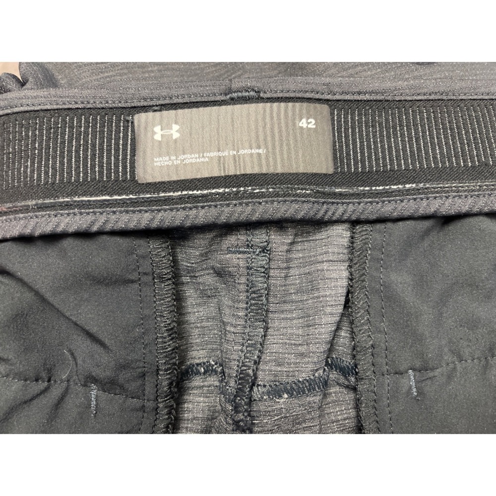 Under Armour Men's Hybrid Golf Shorts 42 Grey Textured Old Money Country Club - Picture 6 of 9